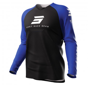 Motocross Jerseys SHOT Raw Escape Royal Bue