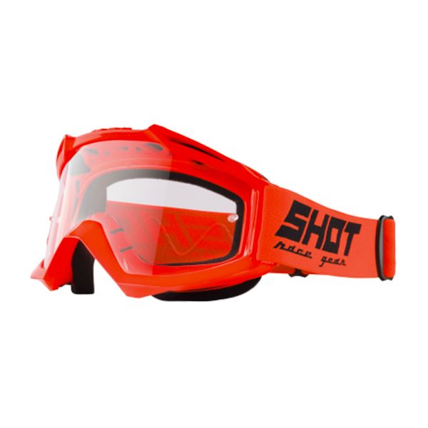 Motocross Goggles SHOT Assault Neon Orange