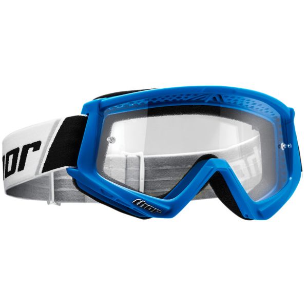Motocross Goggles Thor Combat Blue White