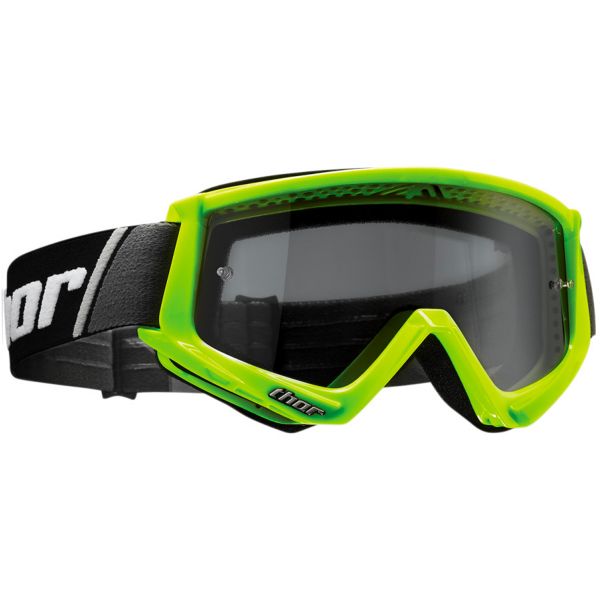 Motocross Goggles Thor Combat Sand Fluo Green Black