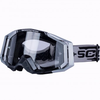Motocross Goggles Scorpion Google Black White Motocross Goggles Scorpion Google Black White
