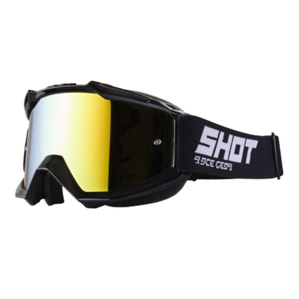 Motocross Goggles SHOT Iris Black Iridium Gold
