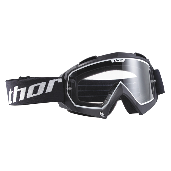 Motocross Goggles Thor Enemy Black Kid