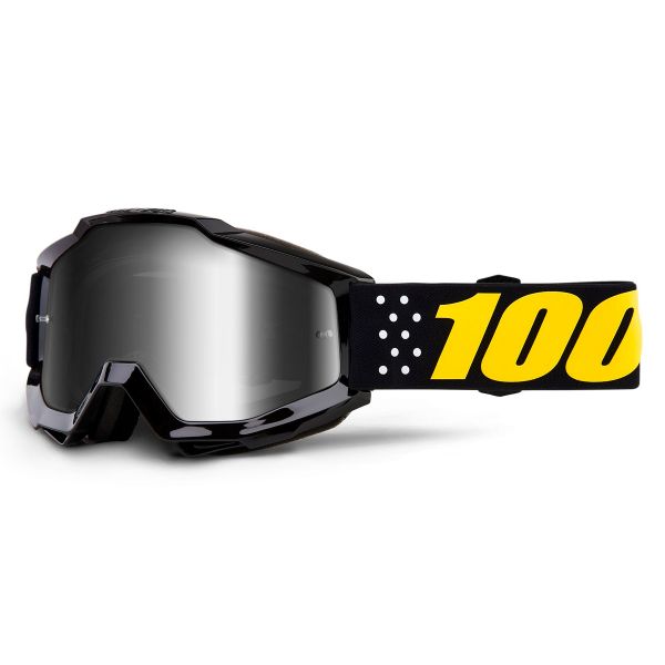 Motocross Goggles 100% Accuri Pistol Mirror Silver Lens
