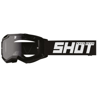 Motocross Goggles SHOT Rocket Kid 2.0 Solid Black Glossy Motocross Goggles SHOT Rocket Kid 2.0 Solid Black Glossy
