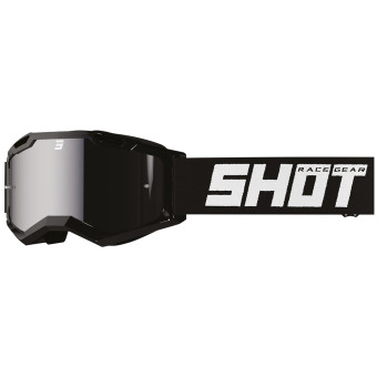 Motocross Goggles SHOT Rocket Kid 2.0 Solid Iridium Black Glossy Motocross Goggles SHOT Rocket Kid 2.0 Solid Iridium Black Glossy