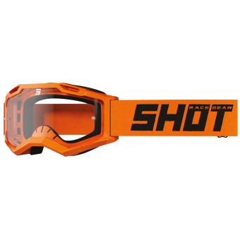 Motocross Goggles SHOT Rocket Kid 2.0 Solid Neon Orange Glossy Motocross Goggles SHOT Rocket Kid 2.0 Solid Neon Orange Glossy
