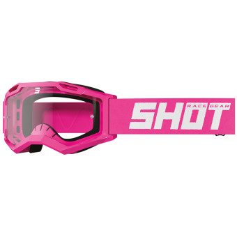 Motocross Goggles SHOT Rocket Kid 2.0 Solid Neon Pink Glossy Motocross Goggles SHOT Rocket Kid 2.0 Solid Neon Pink Glossy