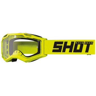 Motocross Goggles SHOT Rocket Kid 2.0 Solid Neon Yellow Glossy Motocross Goggles SHOT Rocket Kid 2.0 Solid Neon Yellow Glossy