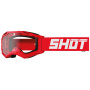Motocross Goggles SHOT Rocket Kid 2.0 Solid Red Glossy