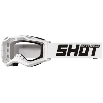 Motocross Goggles SHOT Rocket Kid 2.0 Solid White Glossy Motocross Goggles SHOT Rocket Kid 2.0 Solid White Glossy