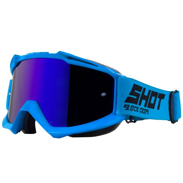 Motocross Goggles SHOT Iris Blue Iridium Blue