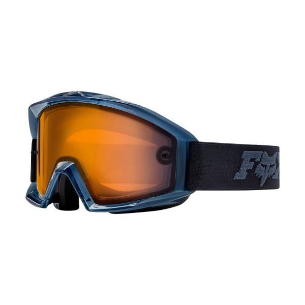 Motocross Goggles FOX Main Enduro Black Iridium Orange