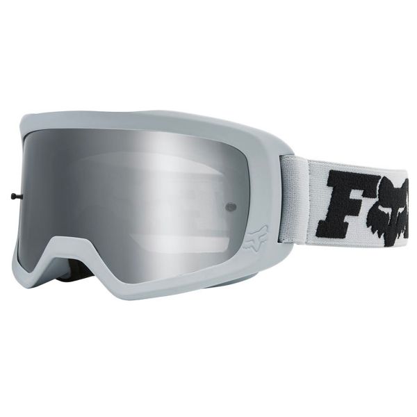 Motocross Goggles FOX Main II Linc Light Grey Kid