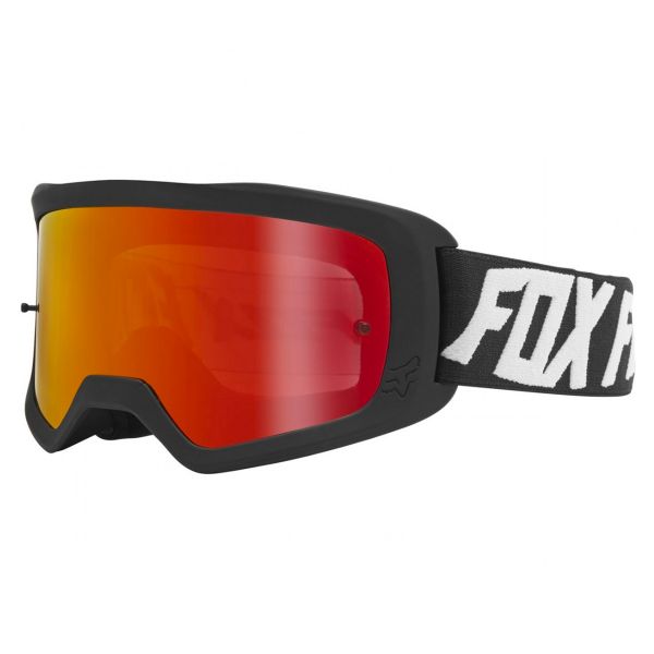 Motocross Goggles FOX Main II Wynt Black Red Mirror Lens
