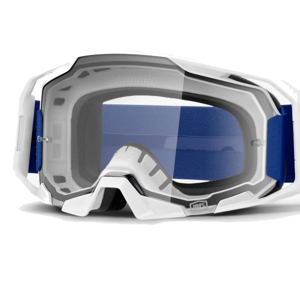 100% Armatic Blue - Clear visor
