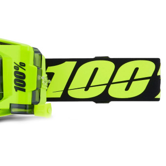 100% Armatic Forecast Fluo Yellow - Clear visor