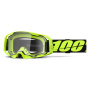 Motocross Goggles 100% Armatic Fluo Yellow - Clear visor