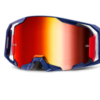 100% Armatic Mach Z - Red Mirror visor