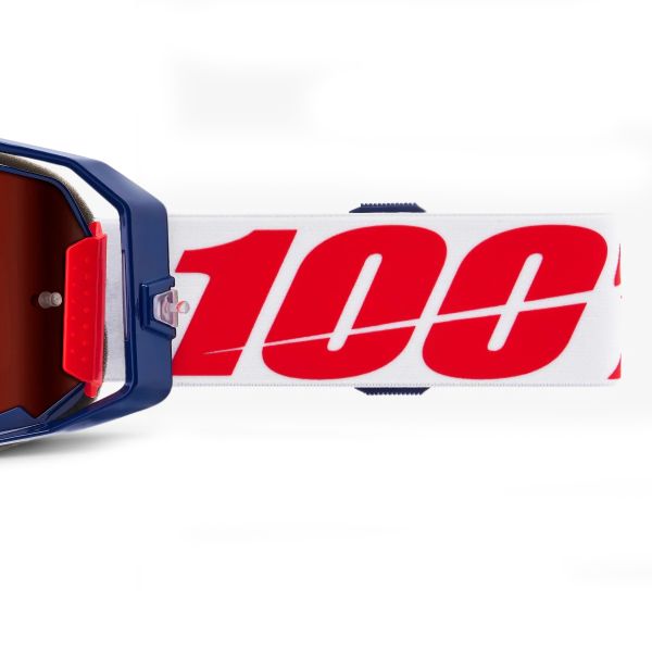 100% Armatic Mach Z - Red Mirror visor