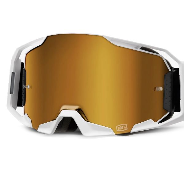 100% Armatic RapidRacer - Mirror True Gold visor