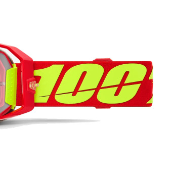 100% Armatic Red - Clear visor