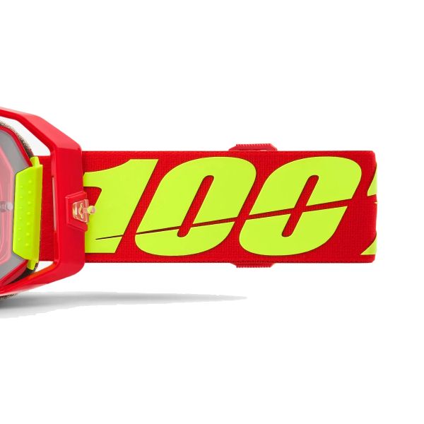 100% Armatic Red - Clear visor