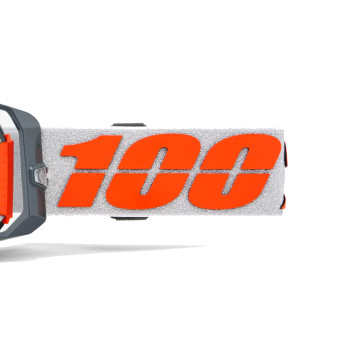 100% Armega HiPER Silver - Mirror Silver visor