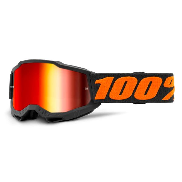 Motocross Goggles 100% Accuri 2 Chicago Kid - Iridium Red