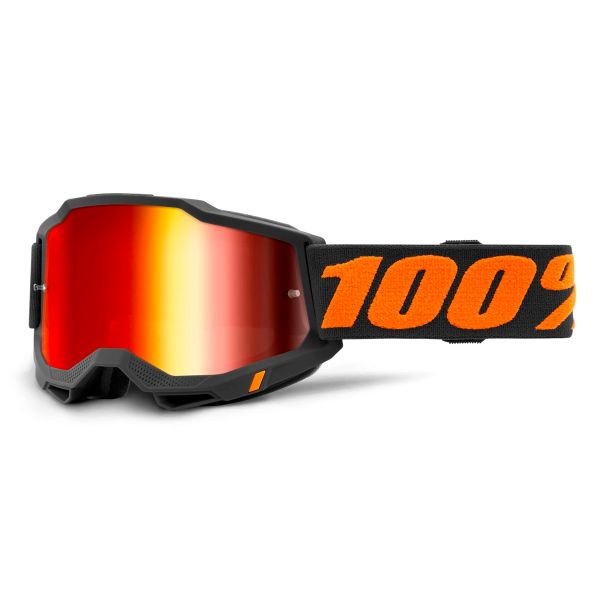 Motocross Goggles 100% Accuri 2 Chicago - Iridium Red Motocross Goggles 100% Accuri 2 Chicago - Iridium Red