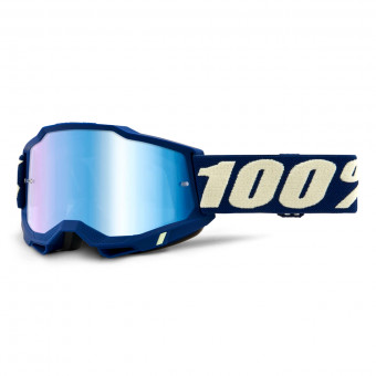 Motocross Goggles 100% Accuri 2 Deepmarine - Iridium Blue Motocross Goggles 100% Accuri 2 Deepmarine - Iridium Blue