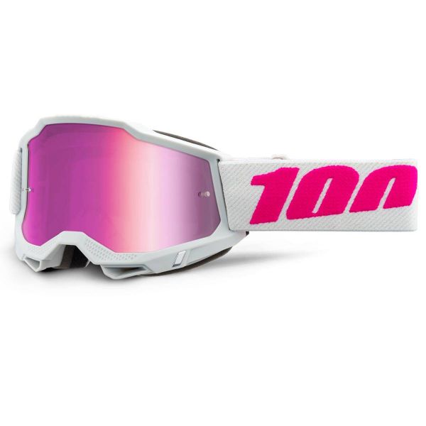 Motocross Goggles 100% Accuri 2 Keetz Kid - Iridium Pink