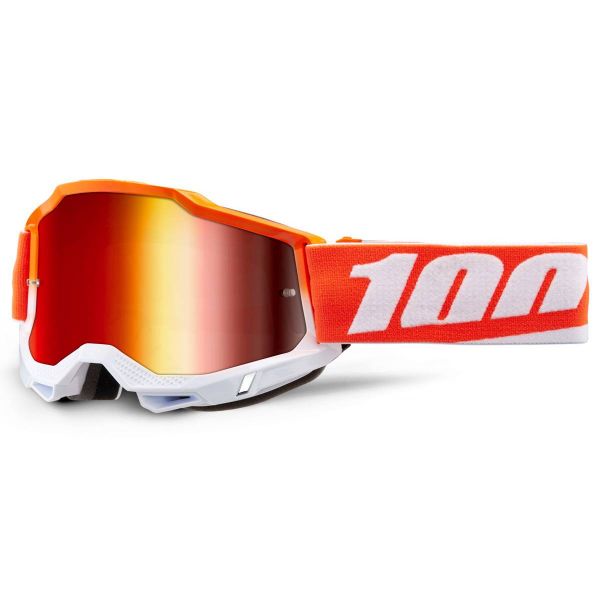Motocross Goggles 100% Accuri 2 Matigofun Kid - Iridium Red