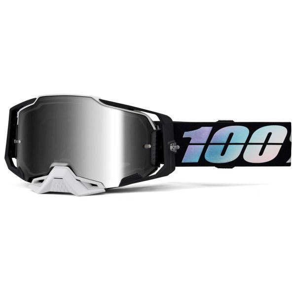 Motocross Goggles 100% Armega Krisp - Iridium Silver