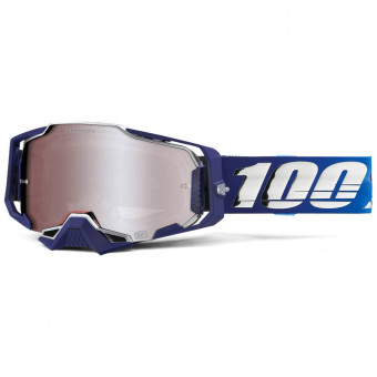 Motocross Goggles 100% Armega Novel - Hiper Iridium Blue Motocross Goggles 100% Armega Novel - Hiper Iridium Blue