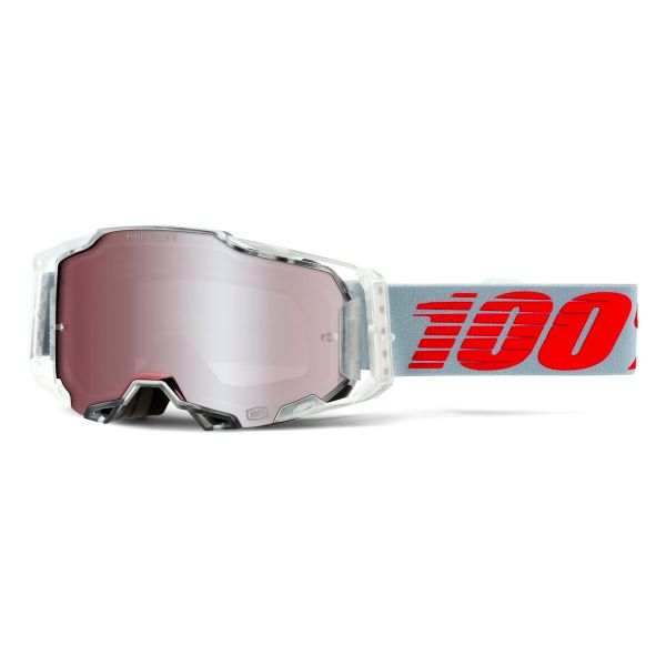 Motocross Goggles 100% Armega X-Ray - Hiper Iridium Silver