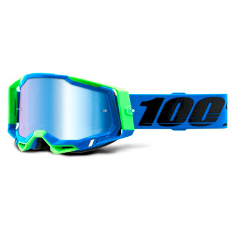 Motocross Goggles 100% Racecraft 2 Fremont - Iridium Blue Motocross Goggles 100% Racecraft 2 Fremont - Iridium Blue