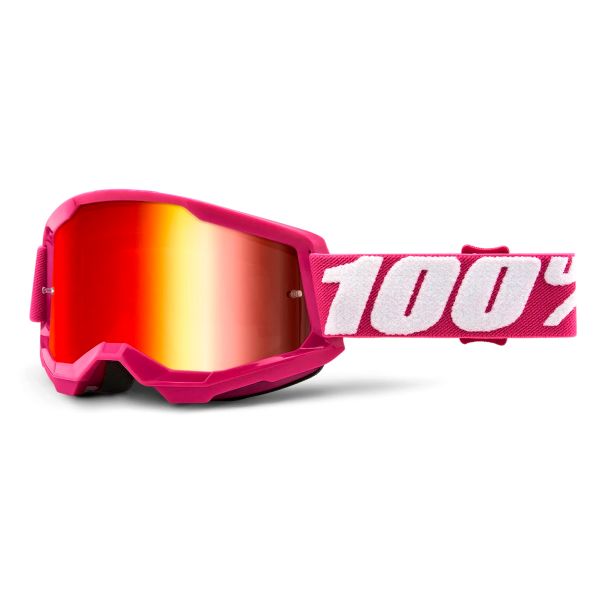 Motocross Goggles 100% Strata 2 Fletcher - Iridium Red