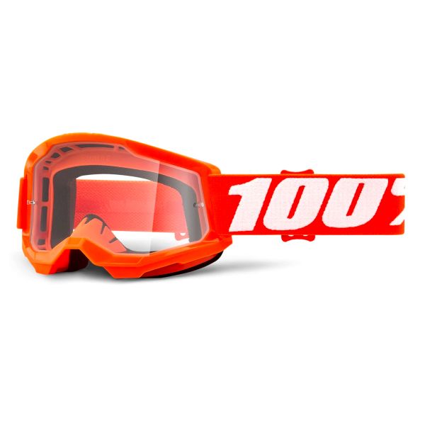 Motocross Goggles 100% Strata 2 Orange Kid