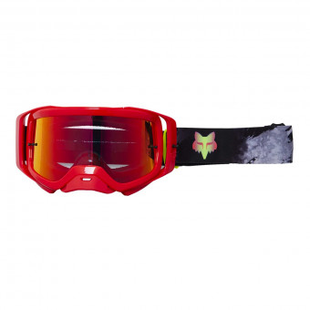 Motocross Goggles FOX Airspace Dkay Spark Flo Red