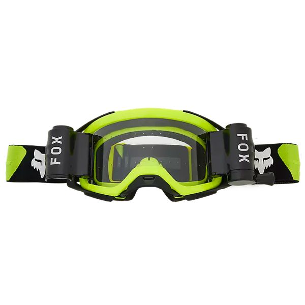 Motocross Goggles FOX Airspace Roll Off Flo Yellow