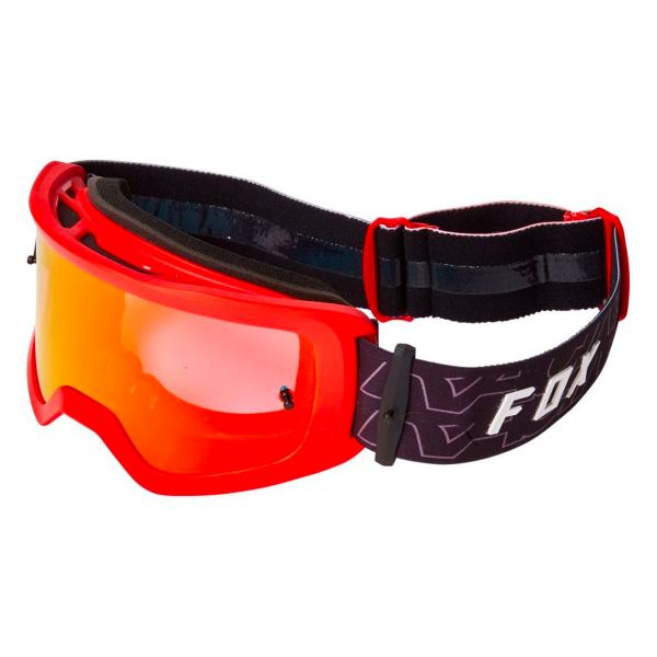 Motocross Goggles FOX Main II Peril Spark Fluo Red