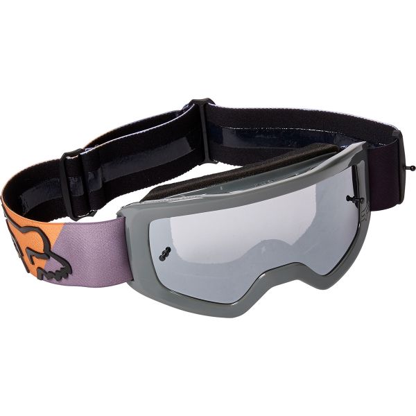 Motocross Goggles FOX Main II Skew Spark Black Gold Kid