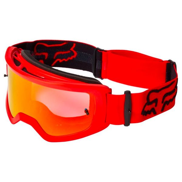 Motocross Goggles FOX Main II Stray Spark Fluo Red
