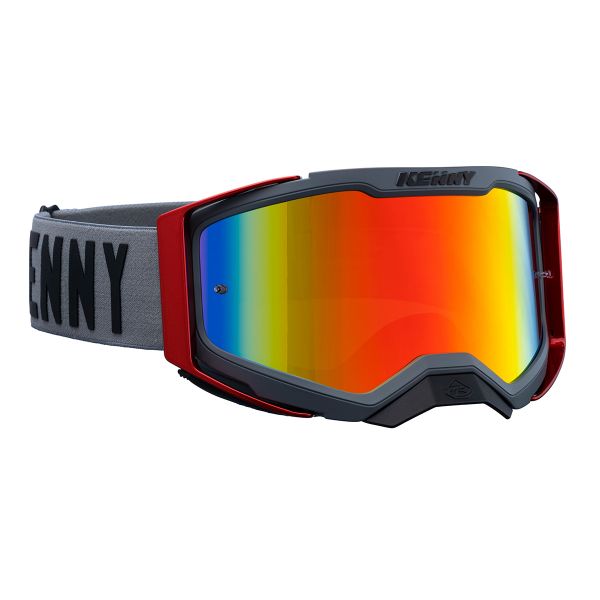 Motocross Goggles Kenny Performance Level 2 Candy Red Motocross Goggles Kenny Performance Level 2 Candy Red