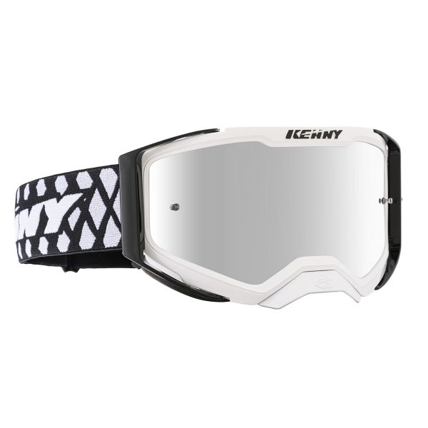 Motocross Goggles Kenny Performance Level 2 White