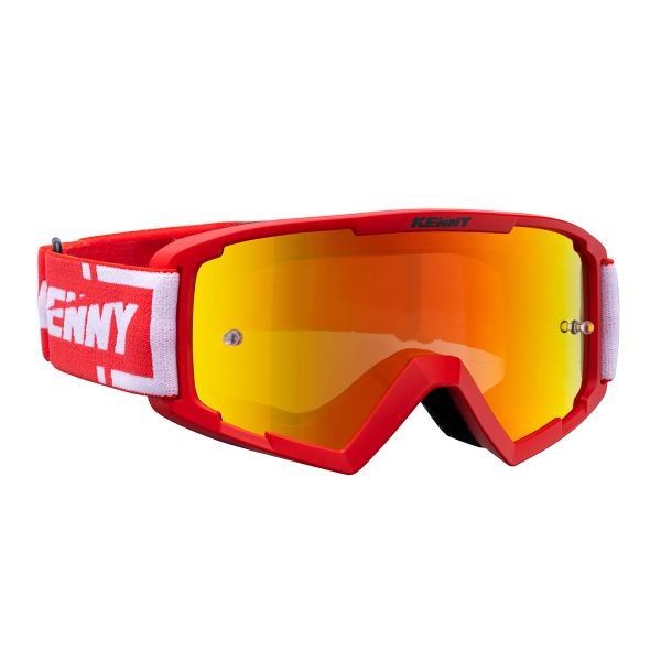 Motocross Goggles Kenny Track + Kid Red