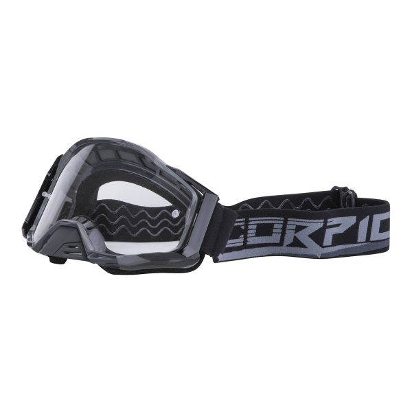 Motocross Goggles Scorpion Googles Silver Black Motocross Goggles Scorpion Googles Silver Black