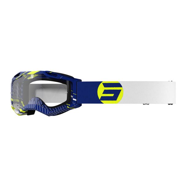 Motocross Goggles SHOT Assault 2.0 Focus Navy