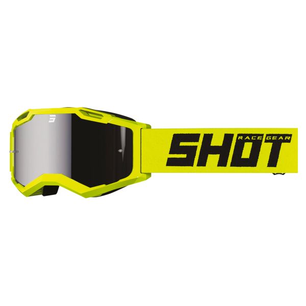 Motocross Goggles SHOT Assault 2.0 Neon Yellow - Silver Iridium Motocross Goggles SHOT Assault 2.0 Neon Yellow - Silver Iridium
